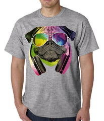 DJ Pug Mens T-shirt