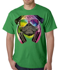 DJ Pug Mens T-shirt