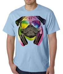 DJ Pug Mens T-shirt