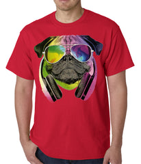 DJ Pug Mens T-shirt