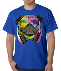 DJ Pug Mens T-shirt