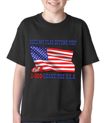 Does My Flag Offend You? Kids T-shirt