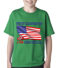 Does My Flag Offend You? Kids T-shirt