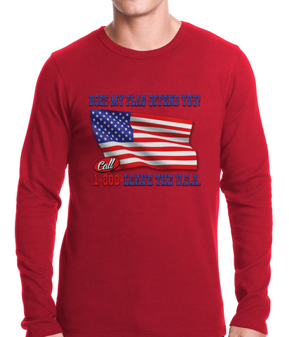 Does My Flag Offend You? Thermal Shirt