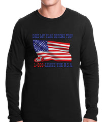 Does My Flag Offend You? Thermal Shirt