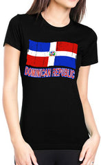 Dominican Republic Vintage Flag Girl's T-Shirt