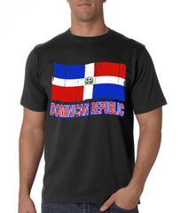 Dominican Republic Vintage Flag Men's T-Shirt