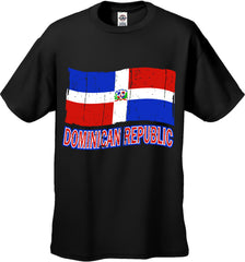 Dominican Republic Vintage Flag Men's T-Shirt