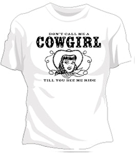 Cowgirl t shirts sayings sale