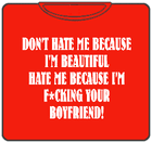 Don't Hate Me T-Shirt (Mens)