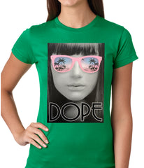 Dope Palm Tree Glasses Girls T-shirt