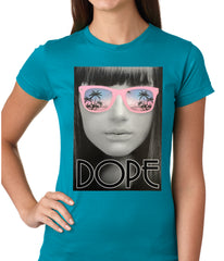 Dope Palm Tree Glasses Girls T-shirt