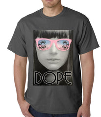 Dope Palm Tree Glasses Mens T-shirt