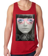 Dope Palm Tree Glasses Tanktop