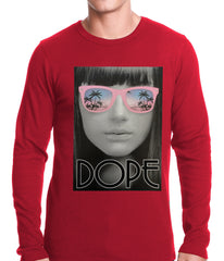 Dope Palm Tree Glasses Thermal Shirt