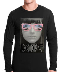 Dope Palm Tree Glasses Thermal Shirt