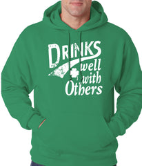 Drinks Well With Other Irish St. Patrick's Day Hoodie