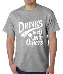 Drinks Well With Other Irish St. Patrick's Day Mens T-shirt