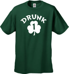 Drunk 1 Irish Shamrock Men's T-Shirt