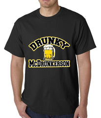 Drunky McDrunkerson Funny Mens T-shirt