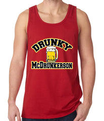 Drunky McDrunkerson Funny Tank Top