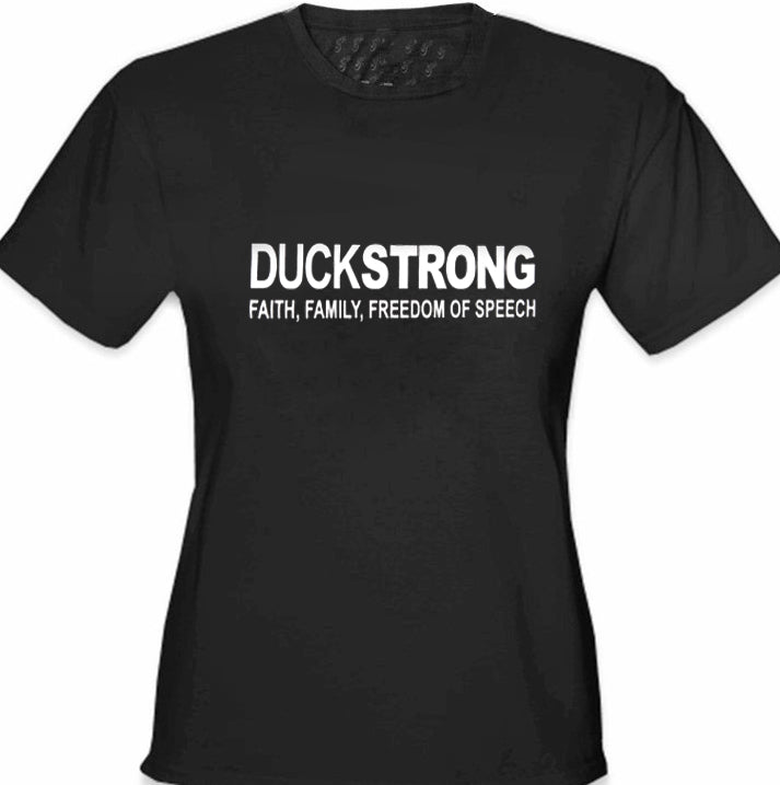 DuckStrong Faith, Family, Freedom Of Speech Girl's T-Shirt