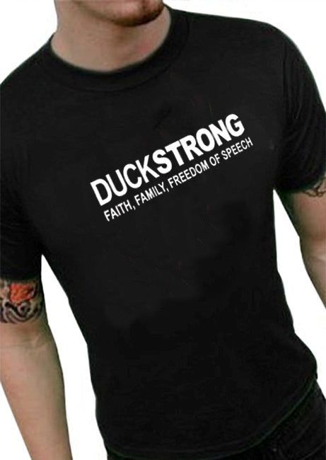 DuckStrong  Faith, Family, Freedom Of Speech Men's T-Shirt 