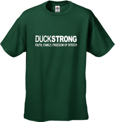 DuckStrong Faith, Family, Freedom Of Speech Men's T-Shirt