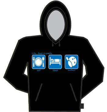 Eat, Sleep, And Bowl Hoodie –