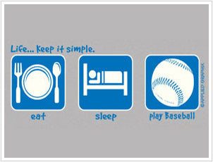 Eat, Sleep, Play Baseball T-Shirt