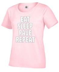 Eat Sleep Rave Repeat Girl's T-Shirt