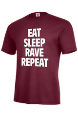 Eat Sleep Rave Repeat Men's T-Shirt