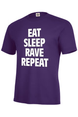 Eat Sleep Rave Repeat Men's T-Shirt