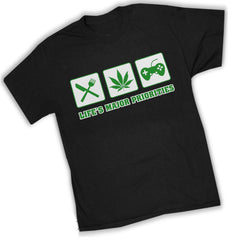 Eat, Smoke Weed & Play Video Games T-Shirt