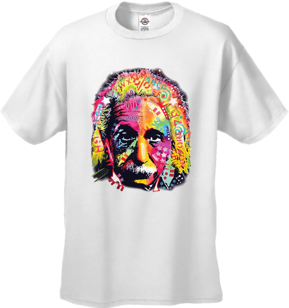 Einstein Graffiti Fractal Men's T-Shirt –