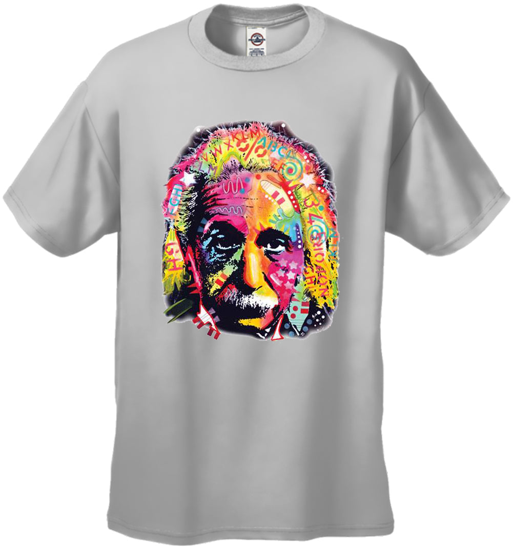 Einstein Graffiti Fractal Men's T-Shirt