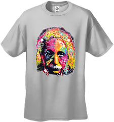 Einstein Graffiti Fractal Men's T-Shirt