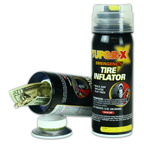 Emergency Tire Inflator Diversion Safe