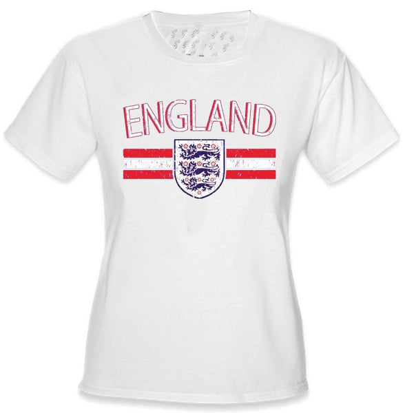 England Vintage Shield International Girls T-Shirt –