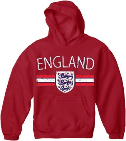 England Vintage Shield International Mens Hoodie