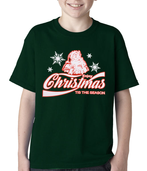 Enjoy Christmas Tis The Season Kids T-shirt –