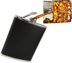 Executive 8 oz Stainless Steel Hip Flask