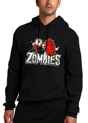 Eye Heart Zombies Adult Hoodie