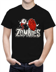 Halloween Costume T-shirts - Eye Heart Zombies Mens T-shirt