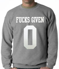 F*cks Given 0 Adult Crewneck