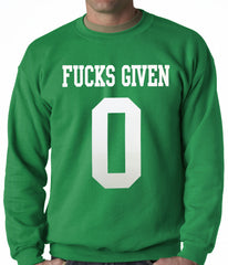 F*cks Given 0 Adult Crewneck