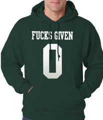 F*cks Given 0 Adult Hoodie
