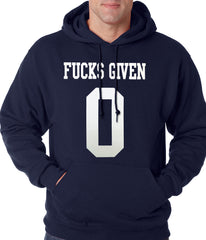 F*cks Given 0 Adult Hoodie