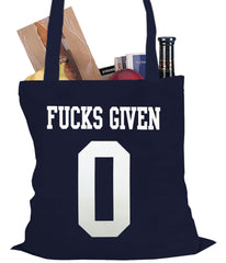 F*cks Given 0 Tote Bag