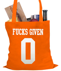 F*cks Given 0 Tote Bag